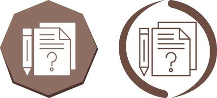 Question Icon Design vector