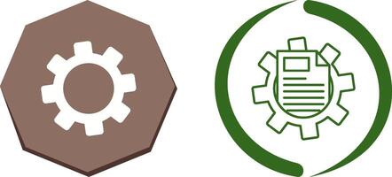 Cogwheel Icon Design vector