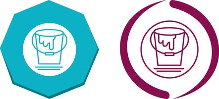 Paint Bucket Icon Design vector
