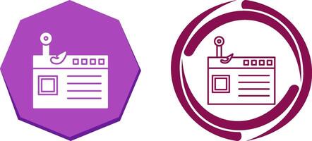 Phishing Icon Design vector