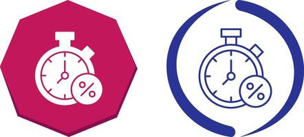 Temporizador icono diseño vector