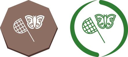 Butterfly Catcher Icon Design vector