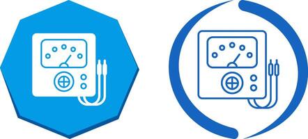 Voltmeter Icon Design vector