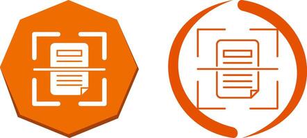 Scan Icon Design vector