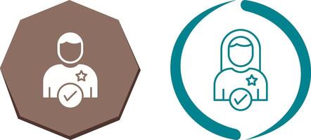 Candidate Icon Design vector
