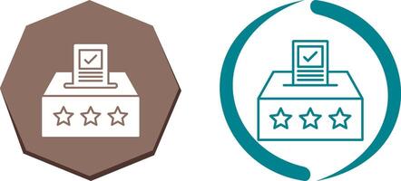 Ballot Icon Design vector