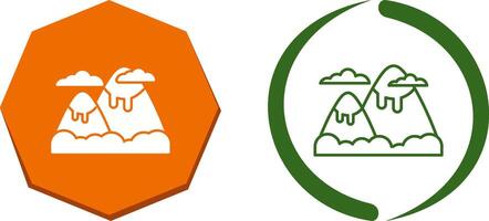 Mountain Icon Design vector