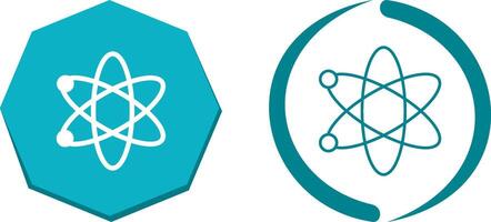 Atom Icon Design vector