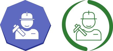 Worker Icon Design vector