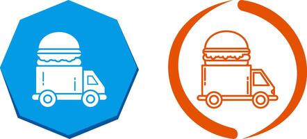 Fast Food Truck Icon Design vector
