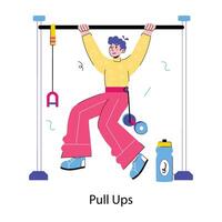 Trendy Pull Ups vector