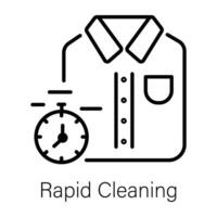 Trendy Rapid Cleaning vector