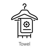 Trendy Towel Concepts vector