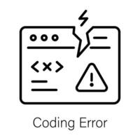 Trendy Coding Error vector