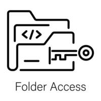 Trendy Folder Access vector