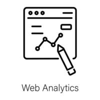 Trendy Web Analytics vector