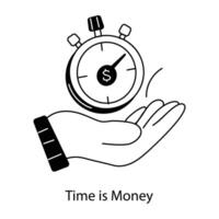 Time is Money vector