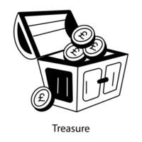 Trendy Treasure Concepts vector