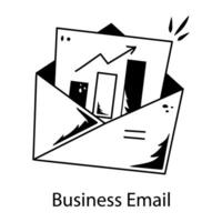 Trendy Business Email vector