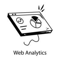 Trendy Web Analytics vector