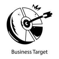 Trendy Business Target vector