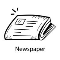 Trendy Newspaper Concepts vector