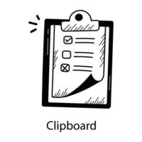 Trendy Clipboard Concepts vector