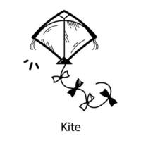 Trendy Kite Concepts vector