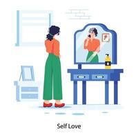 Trendy Self Love vector