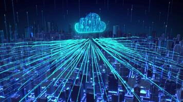 Tech città e-data-center-cloud-computing. video