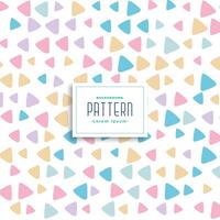 cute colorful triangle pattern background vector