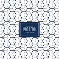 elegant hexagonal 3d cube style pattern background vector