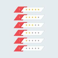 feedback star rating symbol design vector