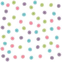 colorful hand drawn circle pattern background vector