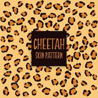 cheetah skin texture print pattern vector