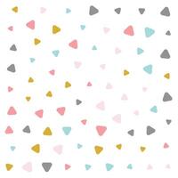 colorful pastel triangle pattern design vector