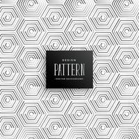 abstract hexagonal line pattern background vector