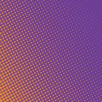 purple background with orange halftone pattern vector