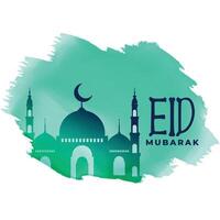 muslim eid festival lovely greeting design illustration vector