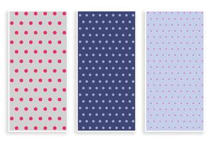 polka dots pattern banner set vector