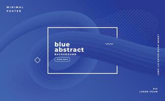 modern blue abstract presentation template vector