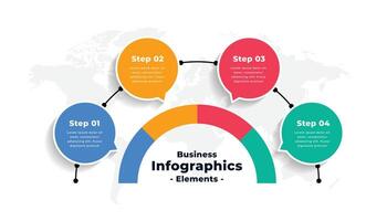 resumen infografia opciones número flujo de trabajo modelo diseño vector