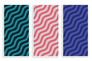 abstract zigzag diagonal wave pattern background vector