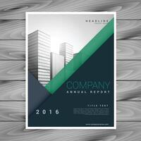 stylish modern minimal business brochure flyer design in size A4 vector