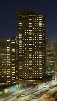 ny york stad manhattan horisont vertikal smartphone bakgrund video