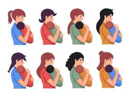 Mother day People Character illustration vector