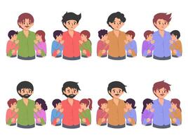 Father day People Character illustration vector