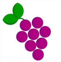 simple grape ikon vector