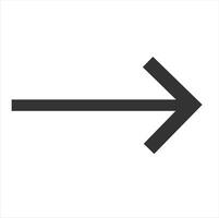 flat arrow symbol vector