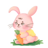 lindo conejito de pascua png